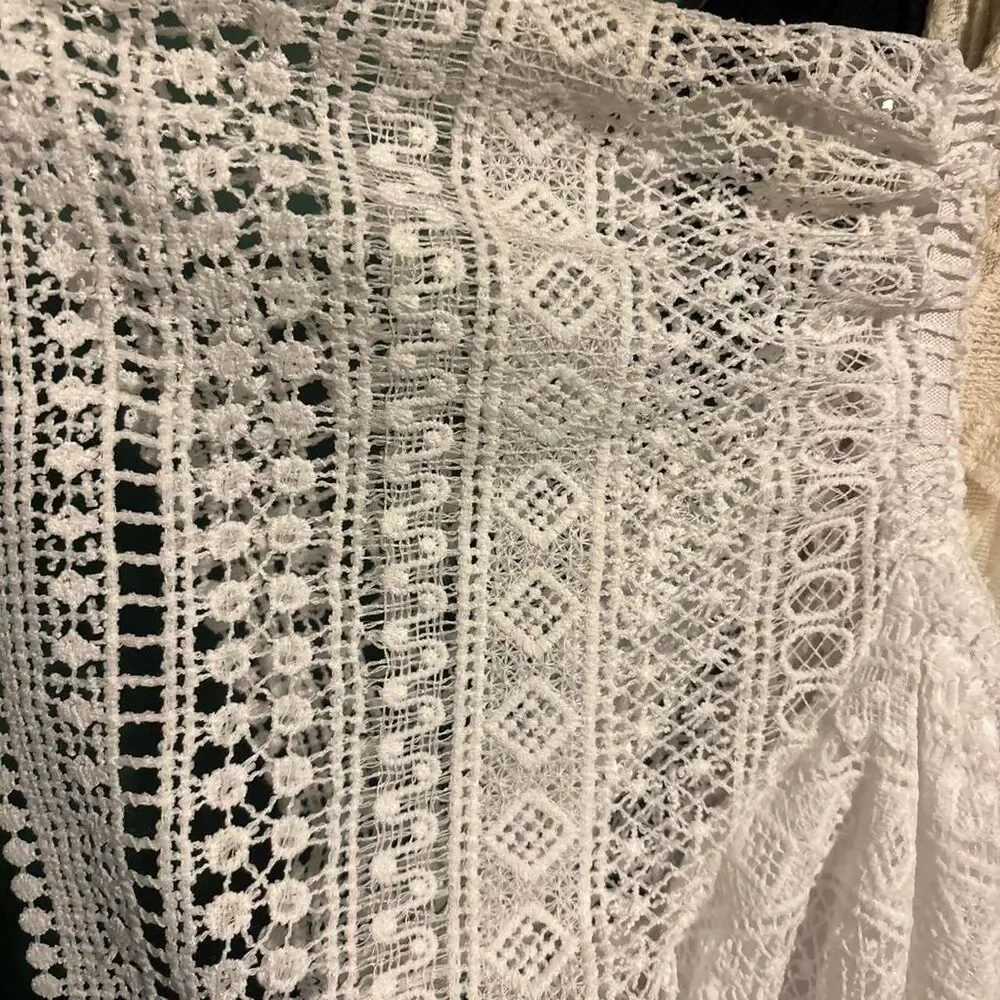 Lane-bryant Women's White and Grey Dress